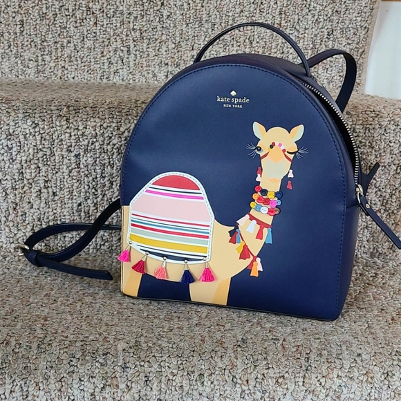 Kate Spade Camel backpack purse